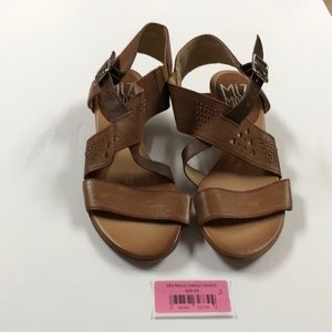 Miz Mooz leather heeled sandals 37 euro =6.5-7 USA   2